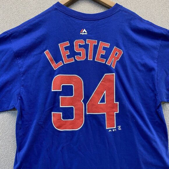 Chicago Cubs Jon Lester MLB Jersey Shirt Majestic Men's XL - Picture 3 of 9